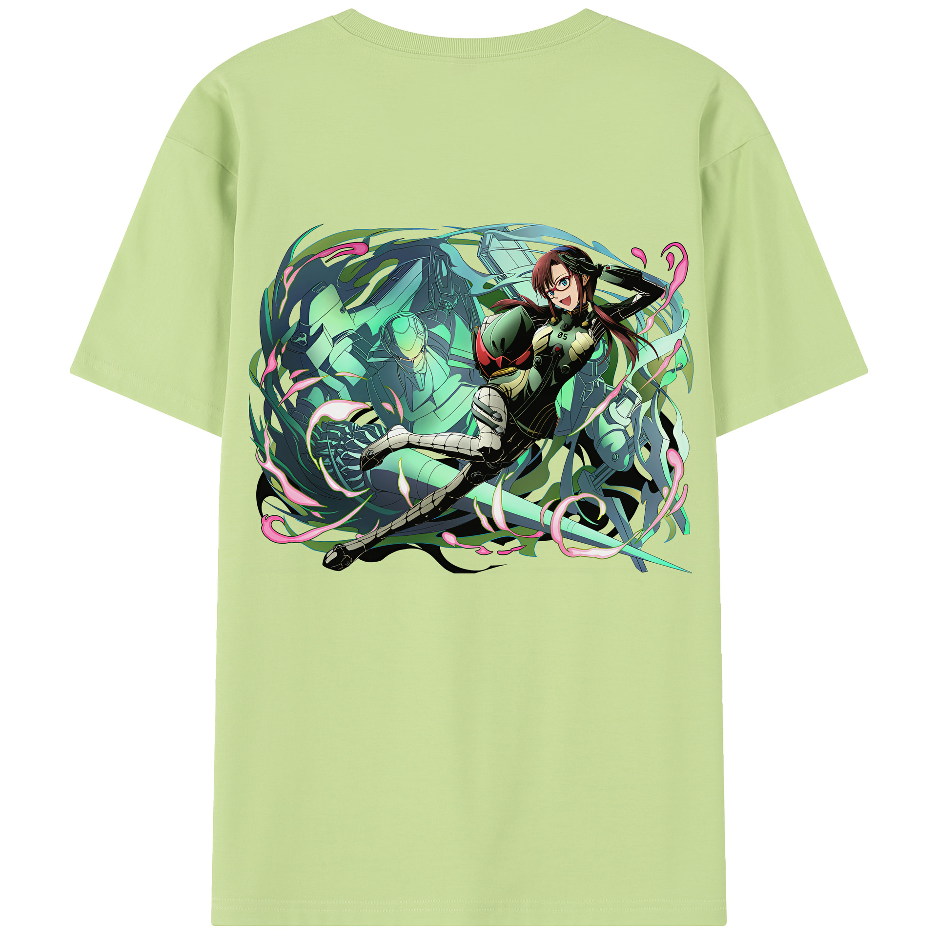 （画像用） EVA 新世紀エヴァンゲリオン 綿100％半袖Tシャツ（背面プリント）